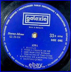Rare ABBA The Album Malaysia Unique Cover & Label Lp