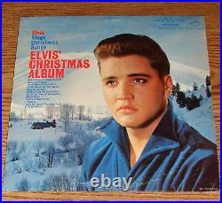 Rare Silver Mono Pressing Elvis' Christmas Album LPM-1951 ARMY BACK 1st COVER