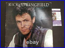 Rick Springfield Signed Album Cover Lot 2 JSA Authenticated Plus Rick Derringer