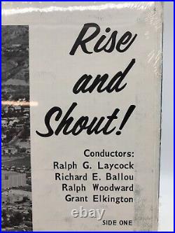 Rise & Shout! Vinyl LP Album BYU Cougar Club Record Band Chorus Choir Stereo NEW