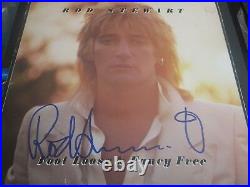 Rod Stewart Signed Foot Loose And Fancy Free Vinyl Album Cover Jsa Authenticated