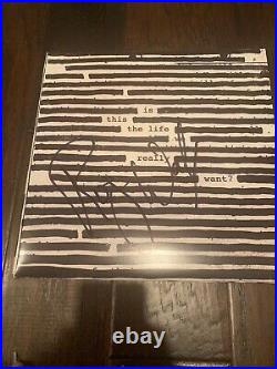 Roger Waters Autographed Vinyl Cover Album Is This The Life We Really Want V127