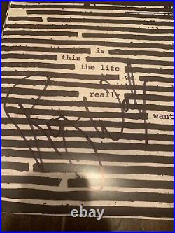 Roger Waters Autographed Vinyl Cover Album Is This The Life We Really Want V127