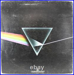 Roger Waters Pink Floyd Signed Dark Side Of The Moon Album Cover JSA #Z69655