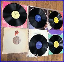 Rolling Stones 12 Vintage Vinyl Lot Albums