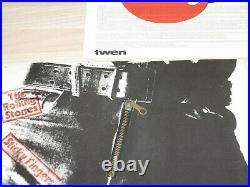 Rolling Stones LP Sticky Fingers/Pan Zipper Cover German 59100 IN Good+