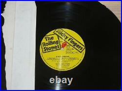 Rolling Stones LP Sticky Fingers/Zipper Cover German 1C06463152 IN Mint