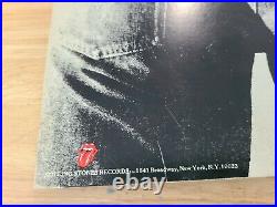 Rolling Stones Sticky Fingers 1977 US Album withWorking Zipper Cover (EX/NM)