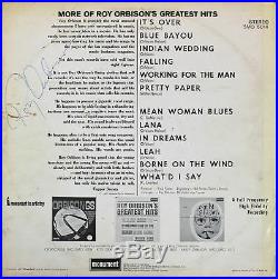 Roy Orbison Authentic Signed Greatest Hits Album Cover With Vinyl BAS #A79404