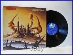 SCORPIONS lonesome crow LP EX/VG+, HMI LP 2, vinyl, album, textured cover, 1982