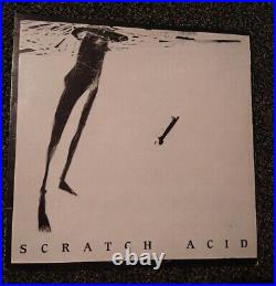 SCRATCH ACID SELF TITLED ALBUM 1984 VINYL RECORD 1ST PRESSING With INSERTS