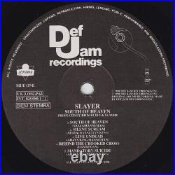 SLAYER South Of Heaven Vinyl Record Album LP Def Jam 1988 1st Thrash Metal Rock