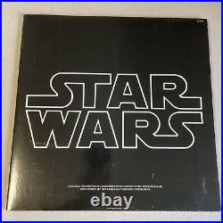 STAR WARS Soundtrack Double Vinyl LP Record Album 1977 Film VTG ORIGINAL. 2T541