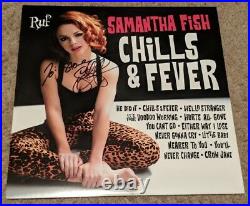 Samantha Fish SIgned Chills & Fever Album cover