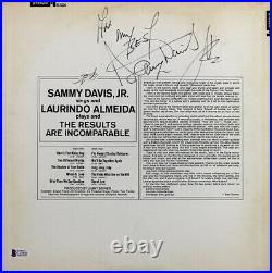 Sammy Davis Jr. All My Best Signed Album Cover With Vinyl BAS #C15049