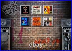 Set of Six Silver Vinyl Frames Easily Display your Albums Cover on your Wall