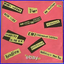 Sex Pistols Never Mind The Bollocks Vinyl Lp Uk 1977 A7/b7 11-track Sleeve Exc