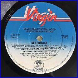 Sex Pistols Never Mind The Bollocks Vinyl Lp Uk 1977 A7/b7 11-track Sleeve Exc