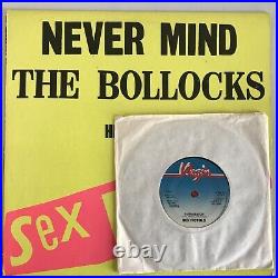 Sex Pistols Never Mind The Bollocks Vinyl Lp Uk 1977 Spots Edition A3/b1 + 7