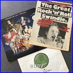 Sex Pistols The Great Rock N Roll Swindle Vinyl Lp Virgin Uk 1980 + Rare Book