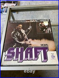 Shaft Movie Soundtrack Isaac Hayes 1971 Vinyl 2LP In Shrink! EX/EX ENS2-5002