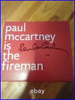 Signed Paul McCartney The Fireman Electric Arguments Autograph CD Album Cover
