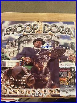 Snoop Dogg Autographed Snoop World Vinyl Record Album/ JSA