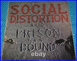 Social Distortion-prison Bound Very Rare 1988 Orig (restless) (ex/nm) Lp Record