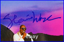 Stevie Wonder Signed Album Cover With Vinyl In Square Circle BAS #A09377