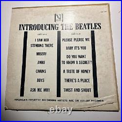 THE BEATLES, INTRODUCING MONO Near Mint Micro groove LP VG++ To NM LP