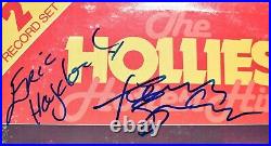 THE HOLLIES autographed signed HOTTEST HITS record album cover BAS Auth
