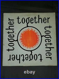 TOGETHER LP 1969 RARE PRIVATE NJ FOLK PSYCH on RANSOM LABEL Screen Printed Cover