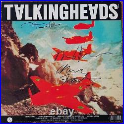 Talking Heads David Byrne original signed Album cover Remain In Light