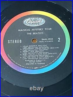 The BEATLES Magical Mystery Tour Capitol SMAL-2835 1967 Stereo LP Record Album