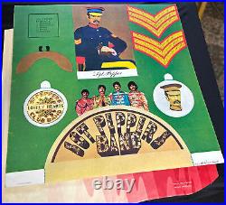 The Beatles Sgt. Peppers RARE 1967 Wide Spine MONO 1st Press Vinyl UK EX/VG+