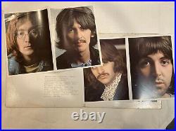 The Beatles The White Album LP Vinyl 1968 1st Pressing SWBO-101 With 4 Portraits