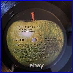 The Beatles White Album 1968 US Apple Numbered Cover with ALL Inserts (EX)