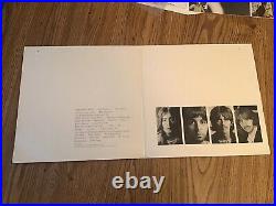 The Beatles White Album 1969 UK side loading Lp laminated cover near mint cond