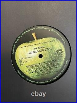 The Beatles White Album Top Loader #393672 Laminated Cover 1st Pressing 1968 UK
