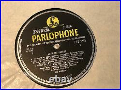 The Beatles'With' Vinyl Album Record LP 12 PCS3045 3rd press YEX110 2 YEX111 2