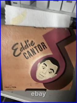 The EDDIE CANTOR Album Record Album Cover Holder Book With Most Records NICE