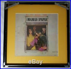 The Mamas and the Papas John Mama Michelle Dennis Signed Album Cover Framed COA