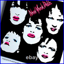 The New York Dolls 1973 Near Mint Original Vinyl 2 Lp Warhol Style Art Cover