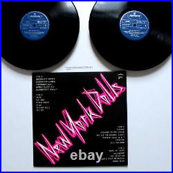 The New York Dolls 1973 Near Mint Original Vinyl 2 Lp Warhol Style Art Cover