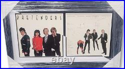 The Pretenders Band Signed Record Album Cover Hynde Chambers Scott JSA Framed