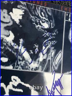 The Rolling Stones Signed'Emotional Rescue' Album Cover Only No Record