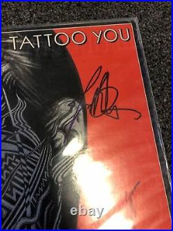 The Rolling Stones Signed Tattoo You Album Cover Only No Record