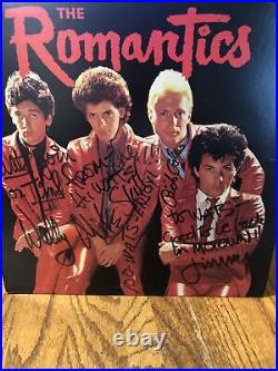 The Romantics The Romantics LP, Nemperor 1979, JZ 36273 Autographed COVER