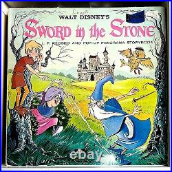 The Sword in the Stone 1963 Vinyl Disneyland Records 1st Press Pop-Up Sleeve