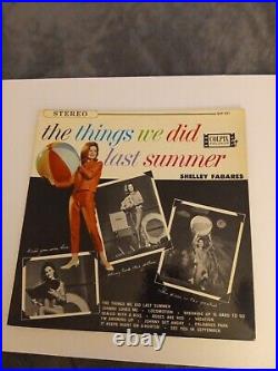 The Things We Did Last Summer Shelley Fabares Album Stereo SCP 431